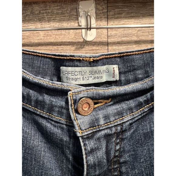 Levi Perfectly Straight 512 Womens Jeans Size 14 - Picture 3 of 7